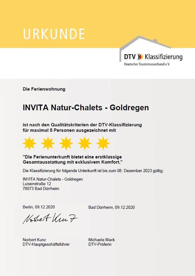 Invita Natur-Chalets Penthouse - Familienurlaub Im Schwarzwald - 240Qm Bad Duerrheim Exterior photo
